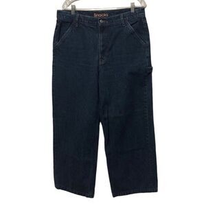 Mother Snacks Barrel Jeans The Fun Dip Utility Puddle Size 31 Cold Brew Wash